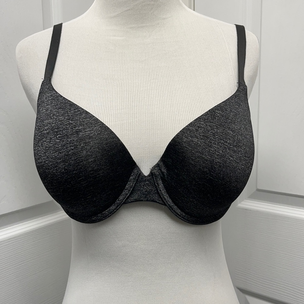 Victoria’s Secret Gray Uplift Semi Demi Padded Bra 34D